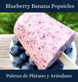 Blueberry Banana Popsicle