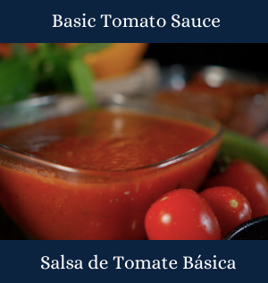 tomato sauce and small tomatoes